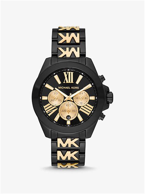 michael kors wren blue dial|Oversized Wren Two.